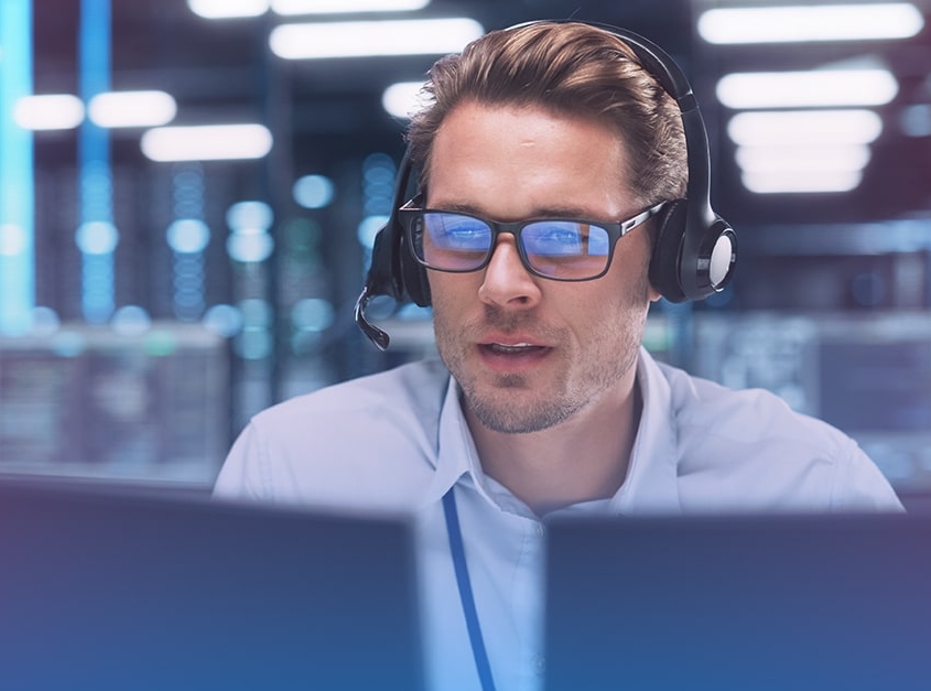 Customer Care Agent in a datacenter